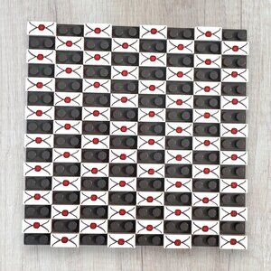 LEGO Envelopes 32pc Tile Lot 1x2 White Red Wax Seal Mail Love Letters Pieces MOC